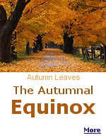 An equinox happens twice a year, the vernal equinox in March, and the autumnal equinox in September.